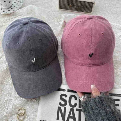 Fashion Embroidery Baseball Cap Wide Brim Retro Baseball Hat