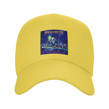 Unisex Baseball Hats Megadeth Rock Band Dave Mustaine Outdoor Streetwear Summer Sports