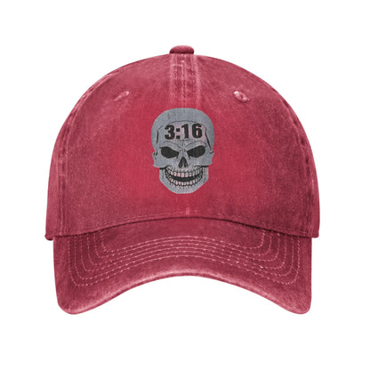 Vintage Stones 316 Steve Austin Cold Baseball Caps Unisex Distressed Washed Sun Cap