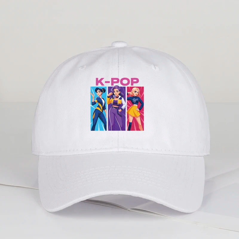 K-POP Girl Group Cartoon Baseball Cap Men Women