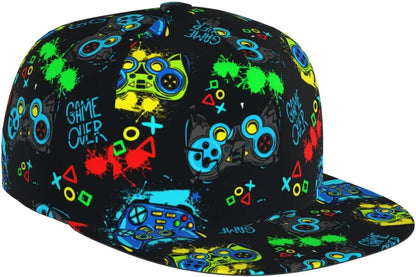 Casual Baseball Cap Hat Snapback Cap Hip Hop Trucker Hat for Dance Hiking