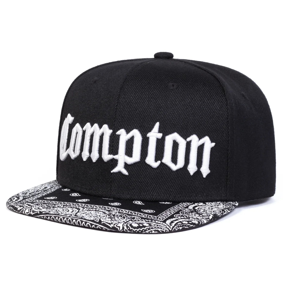 Unisex Compton Letter Embroidery Baseball Hats Spring Autumn
