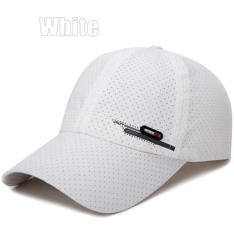 Summer Breathable Perforated Quick-Drying Hat For Men