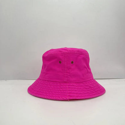 Fluorescent Green Bucket Hat Four Seasons Candy Color