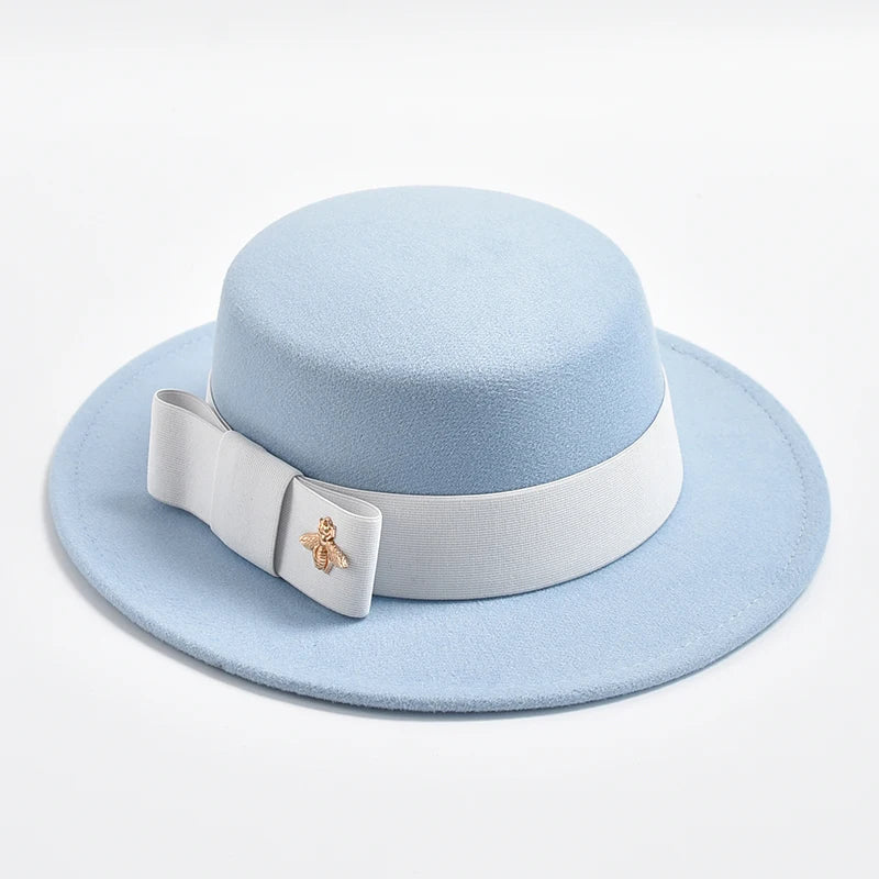 Fedora Hat For Women Fashion Formal Wedding Decorate Church Cap