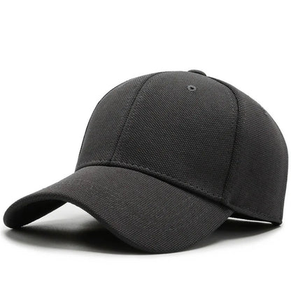 Solid-Color Unisex Breathable Baseball Cap