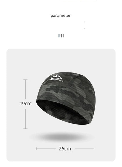 Cycling Cap Quick Dry Anti-UV Sports Hat Cooling Skull Cap Helmet Liner Sweat Cap