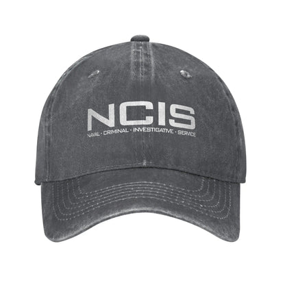 NCIS Naval Criminal Investigative Service Baseball Cap Retro Distressed Washed