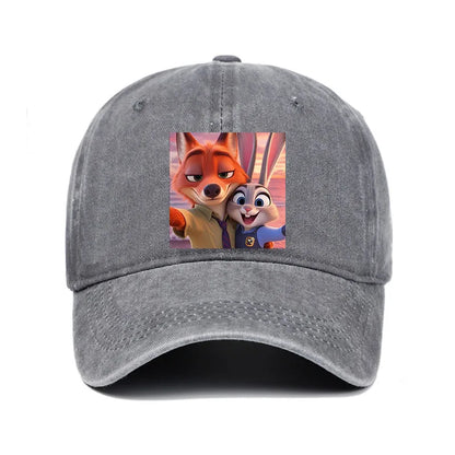 Cartoon Zootopia Three-toedSloth Baseball Cap