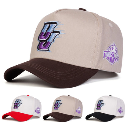 Unisex Take Note Letter Embroidery Baseball Caps Spring and Autumn
