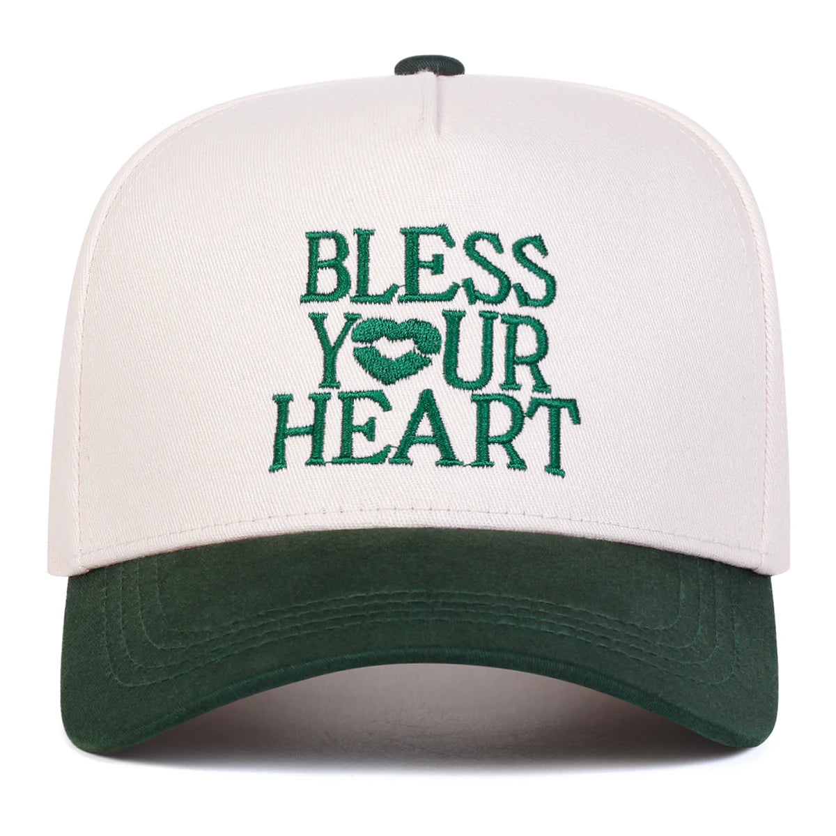 Unisex Bless Your Heart Letter Embroidery Baseball Caps Spring and Autumn