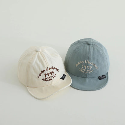 Quick Drying Baby Duck Tongue Hat Summer Eave Kids Baseball Cap For Children Summer Sun Hats