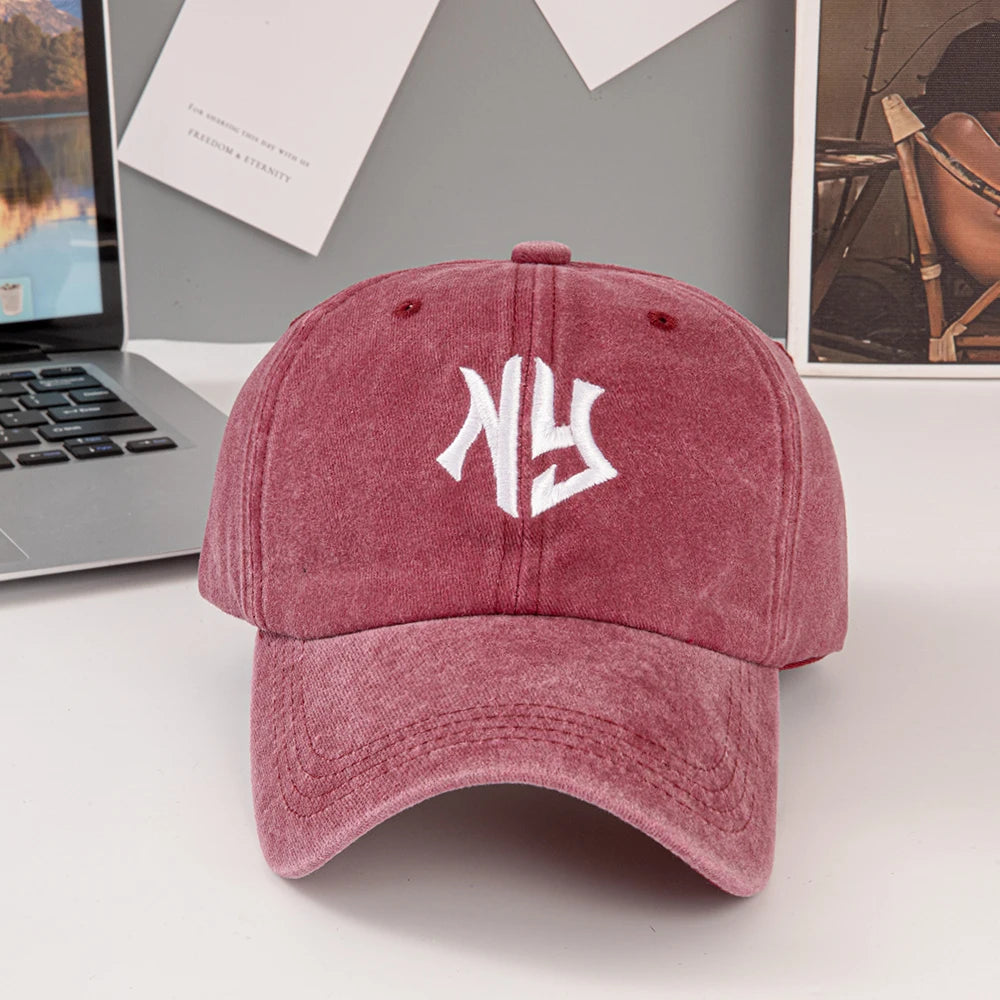 The New NY Lettered Baseball Cap Outdoor Sports And Travel Cap