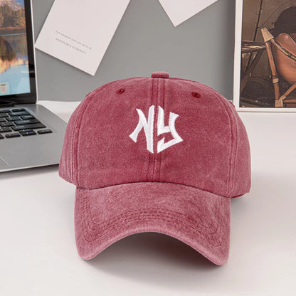 The New NY Lettered Baseball Cap Outdoor Sports And Travel Cap