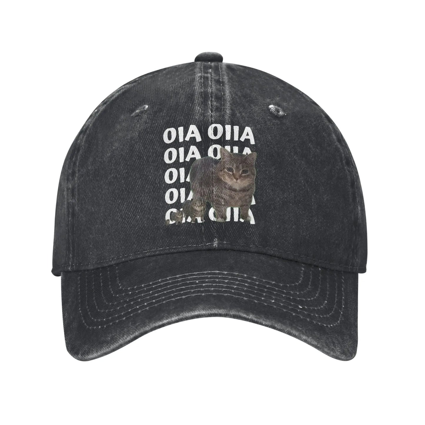 Spinning Cat Meme Men Women Baseball Caps