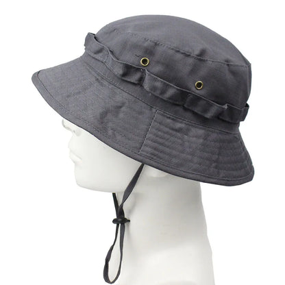 Unisex Camouflage Bucket Hat Summer Sunshade Boonie Hat