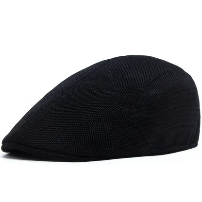Breathable Linen Vintage British Flat Cap