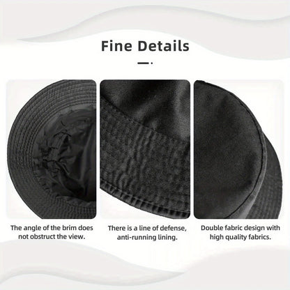Cute Yellow Duck Print Fisherman Hat City Style Versatile Style for Men and Women