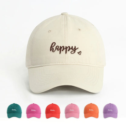 Fashion Solid Color Baseball Hat For Men Women