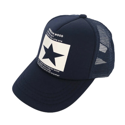 Fashion Baseball Cap Women Men Five Star Design