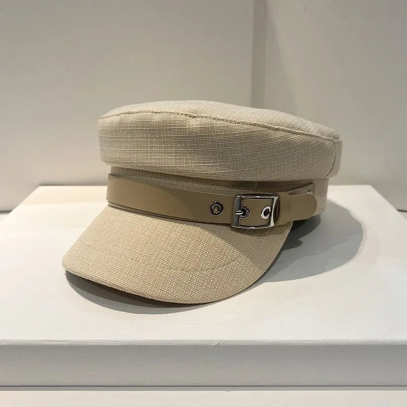 Women's Octagonal Beret Spring/Autumn Flat-Top Cap Beret