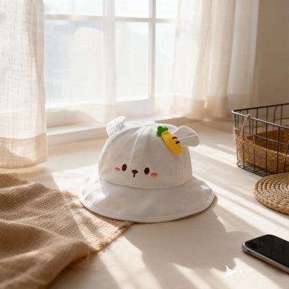 Newborn Baby Kids Cartoon Bucket Hat 50cm 1-3 Years Boys Girls
