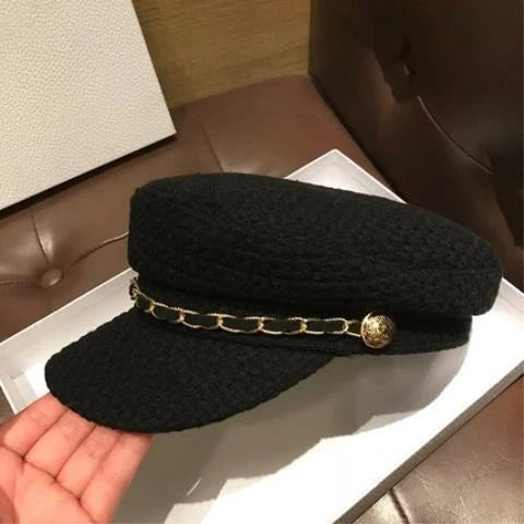 Fashion British Style Beret Hat For Women Duckbill Cap
