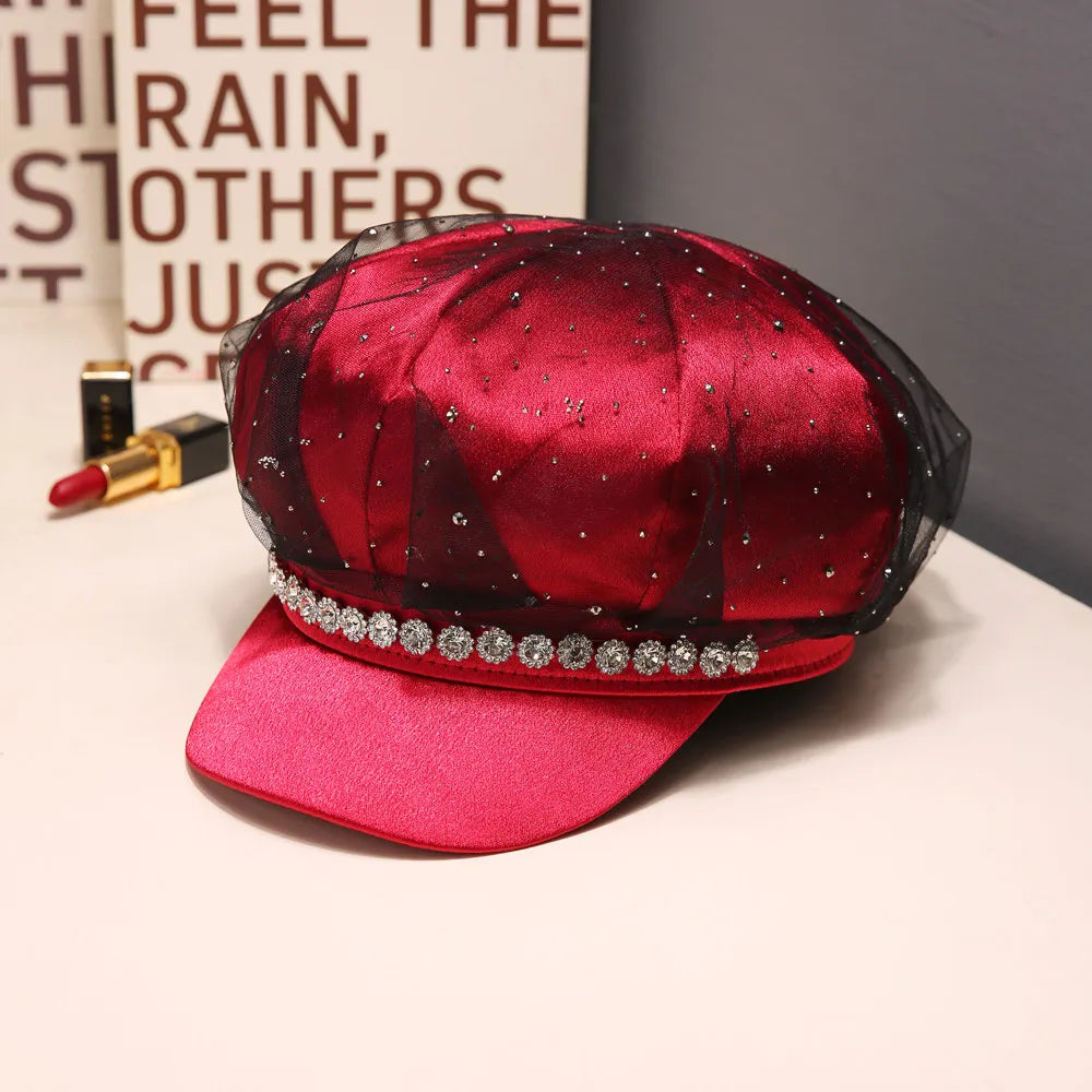French Octagonal Hat Female Summer