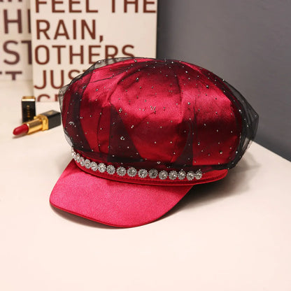 French Octagonal Hat Female Summer