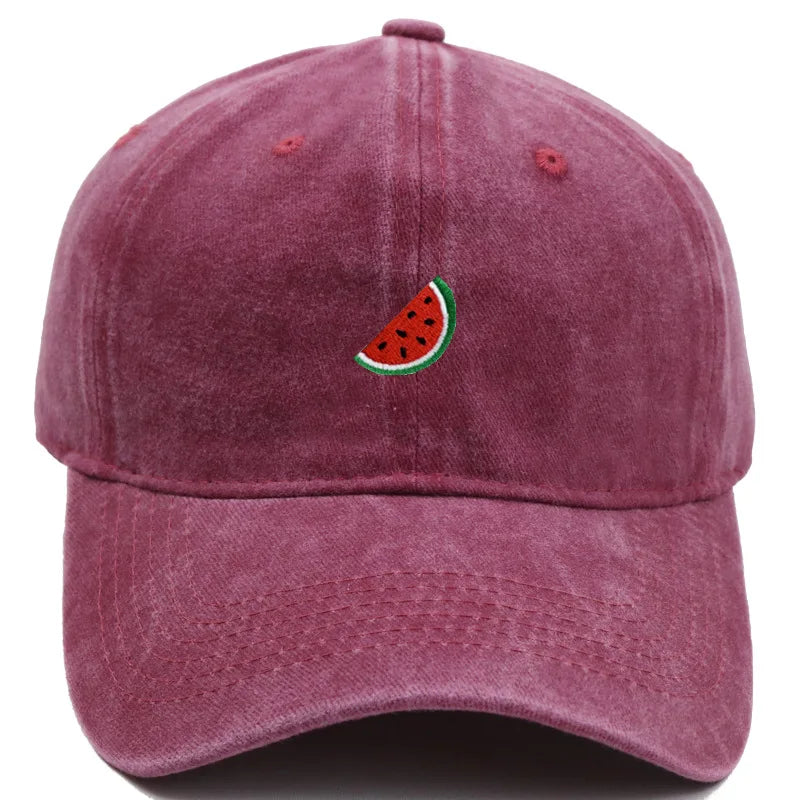 Printed Watermelon Baseball Cap Men's Women's