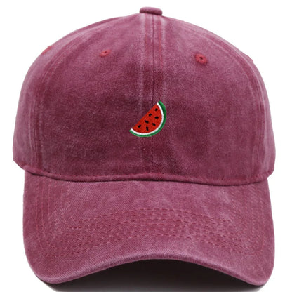 Printed Watermelon Baseball Cap Men's Women's