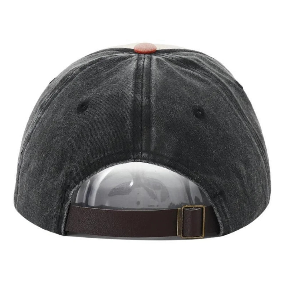 Retro Beach Embroidery Hat for Men Women