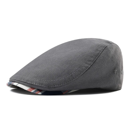 Men's 100% Linen Flat Ivy Gatsby Newsboy Hat
