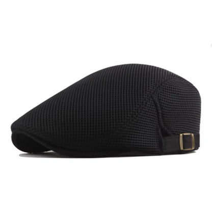 Men Mesh Newsboy Caps British Painters Hats