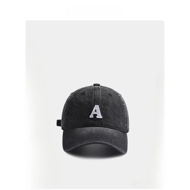 Retro Washed Denim Baseball Cap Unisex