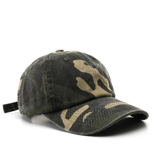 Men's And Women's Multi-Color Camouflage Baseball Caps