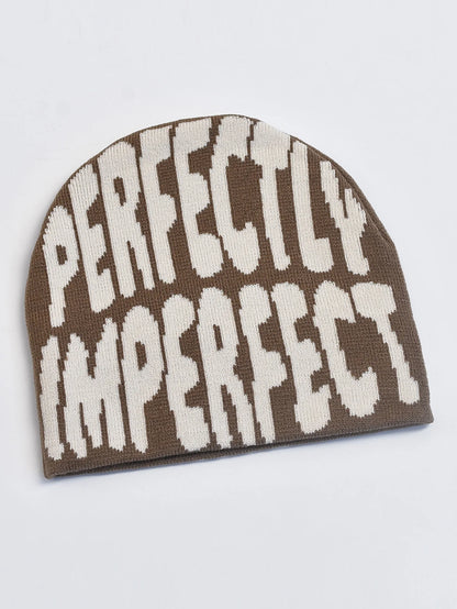 Letters Embroidery Fashion Y2K Knitted Hats Autumn Winter