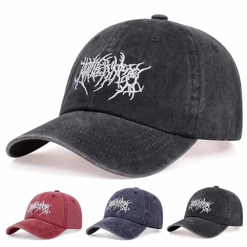 Fashion Washed Denim Baseball Cap For Men Women Spring