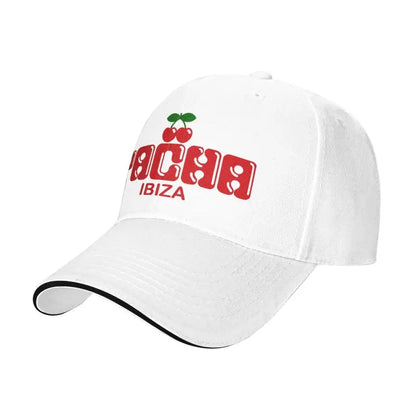 Preppy Cherry Pacha Ibiza Baseball Cap Outdoor Daily Travel Sports