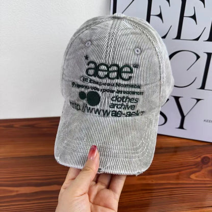 Unisex Retro Street Letters Embroidery Baseball Hats
