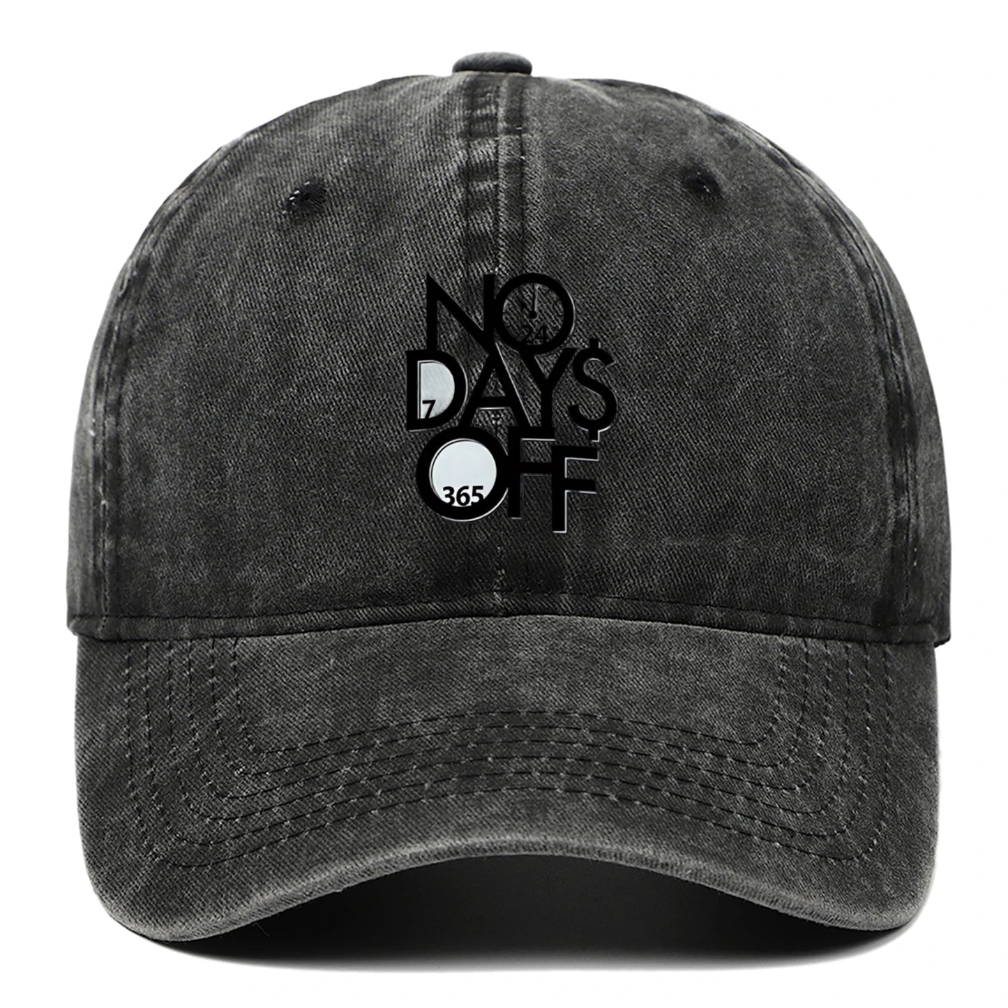 Adjustable Alphanumeric Printed Baseball Cap
