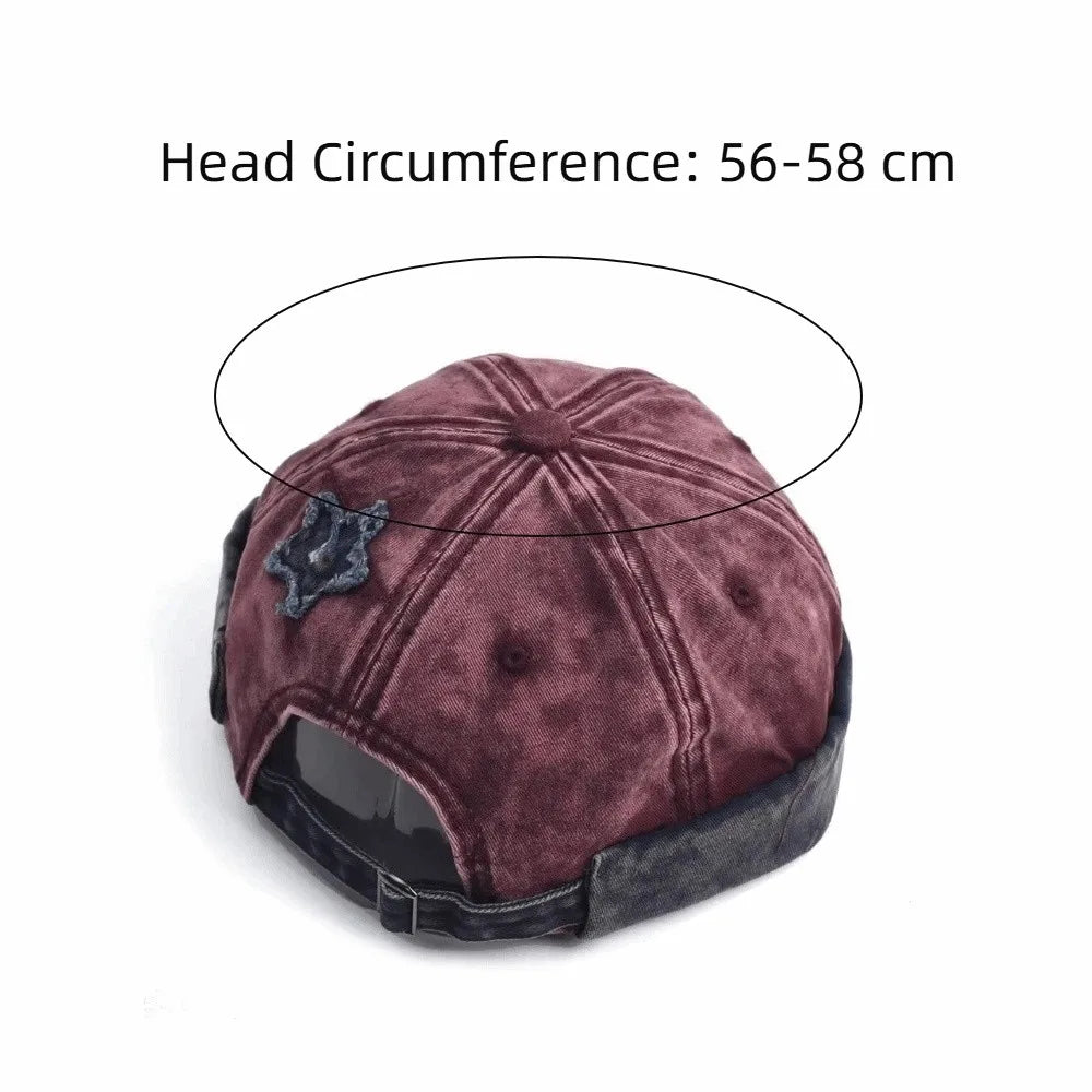 Casual Adjustable Washed Landlord Cap