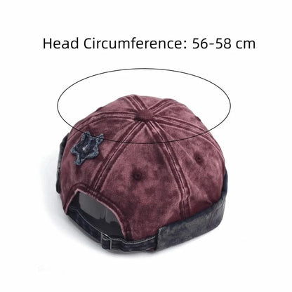 Casual Adjustable Washed Landlord Cap