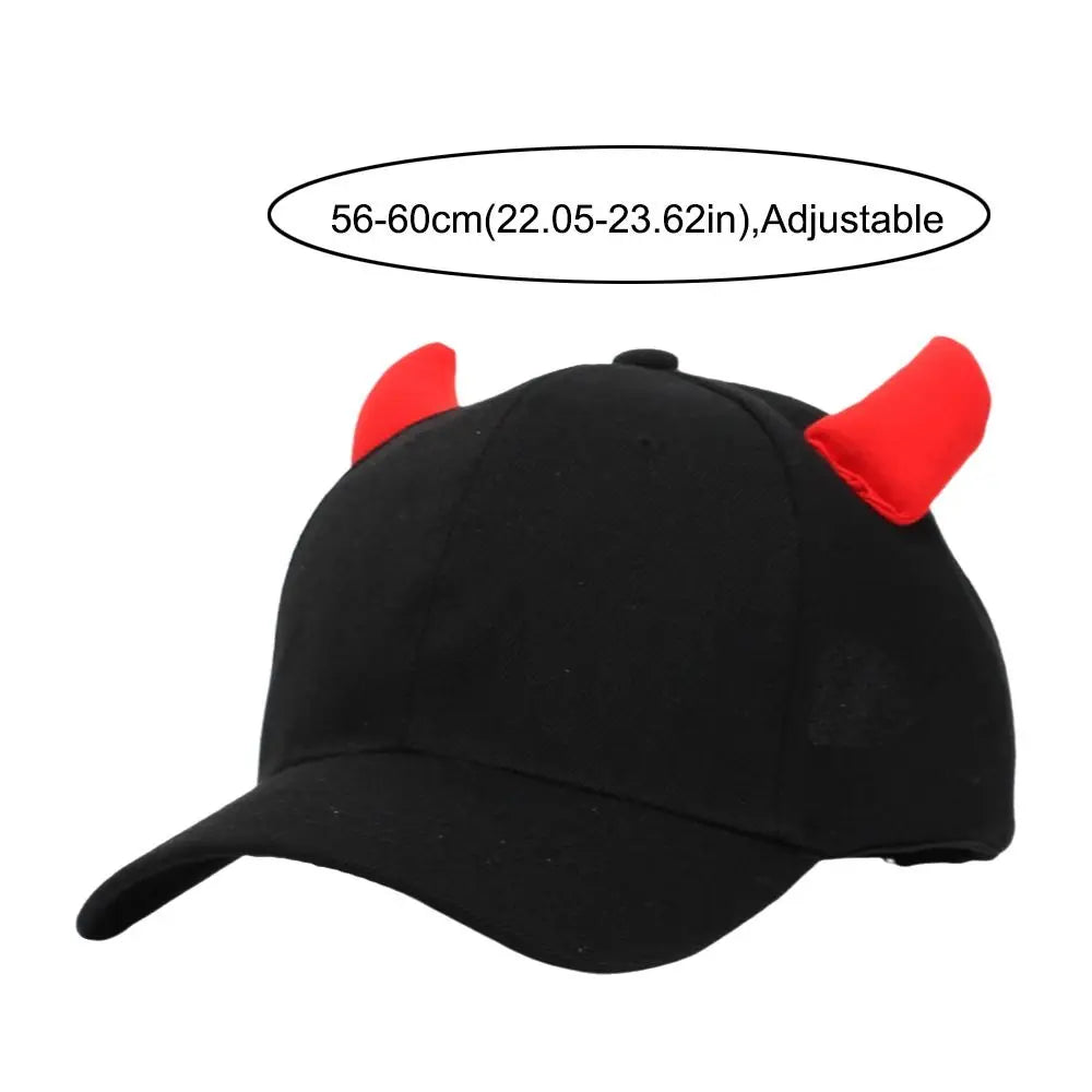Fashion 3D Devil Horn Baseball Cap Adjustable