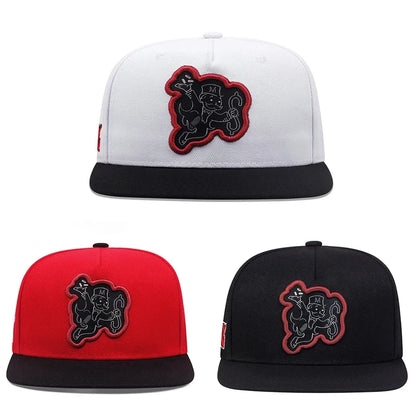 Fashion Hip Hop Hats Men Women Playing Card Money Embroidered Baseball Cap