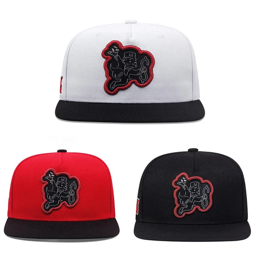 Fashion Hip Hop Hats Men Women Playing Card Money Embroidered Baseball Cap