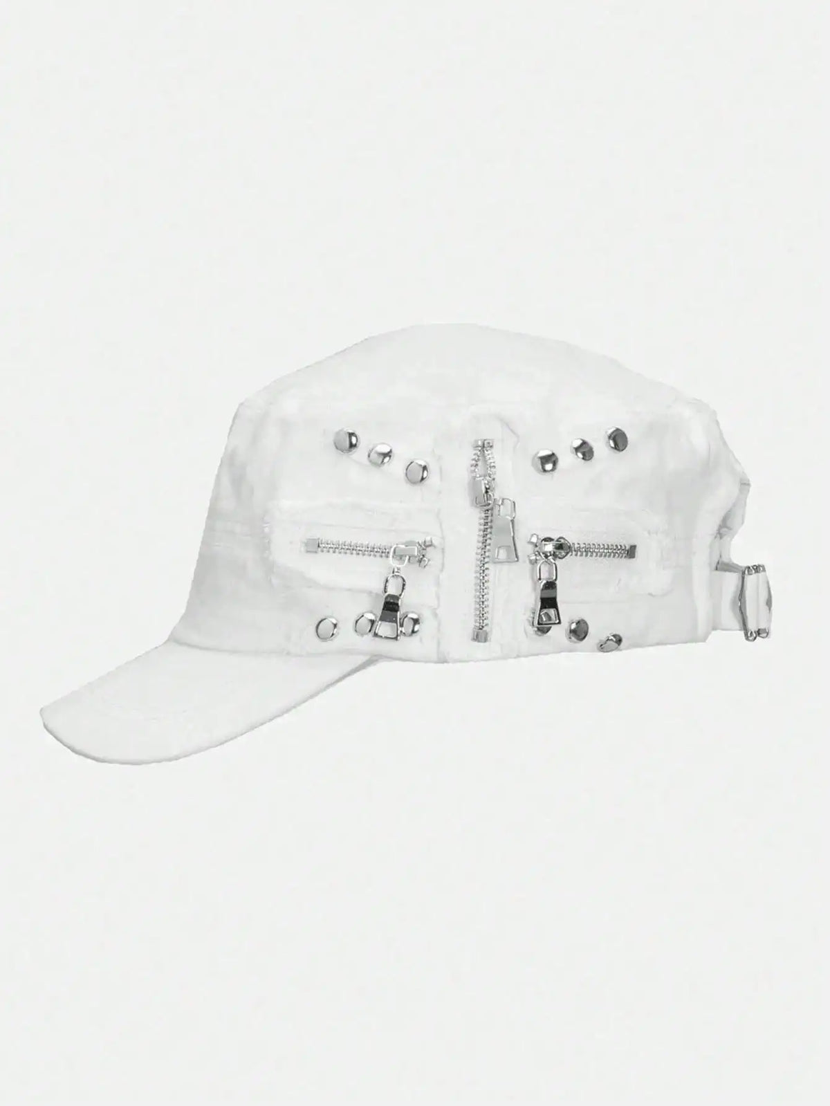 Vintage Rivet Washed Flat Top Street American Baseball Cap
