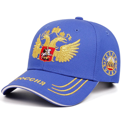 Unisex Double-headed Eagle Embroidery Baseball Caps Spring Autumn