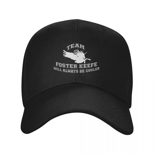 Team Foster Keefe Will Always Be Cooler Silveny Keeper of the Lost Cities Design 2 Baseball Cap