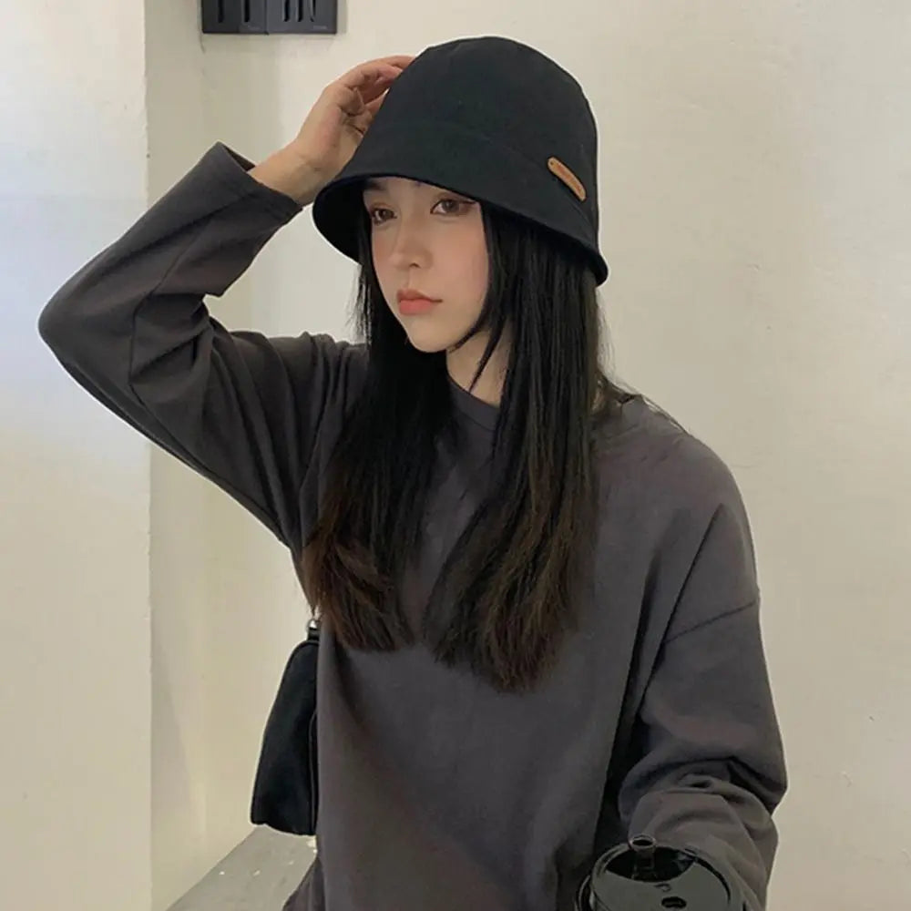 Anti-UV Foldable Bucket Hat Cotton Fisherman's Hat